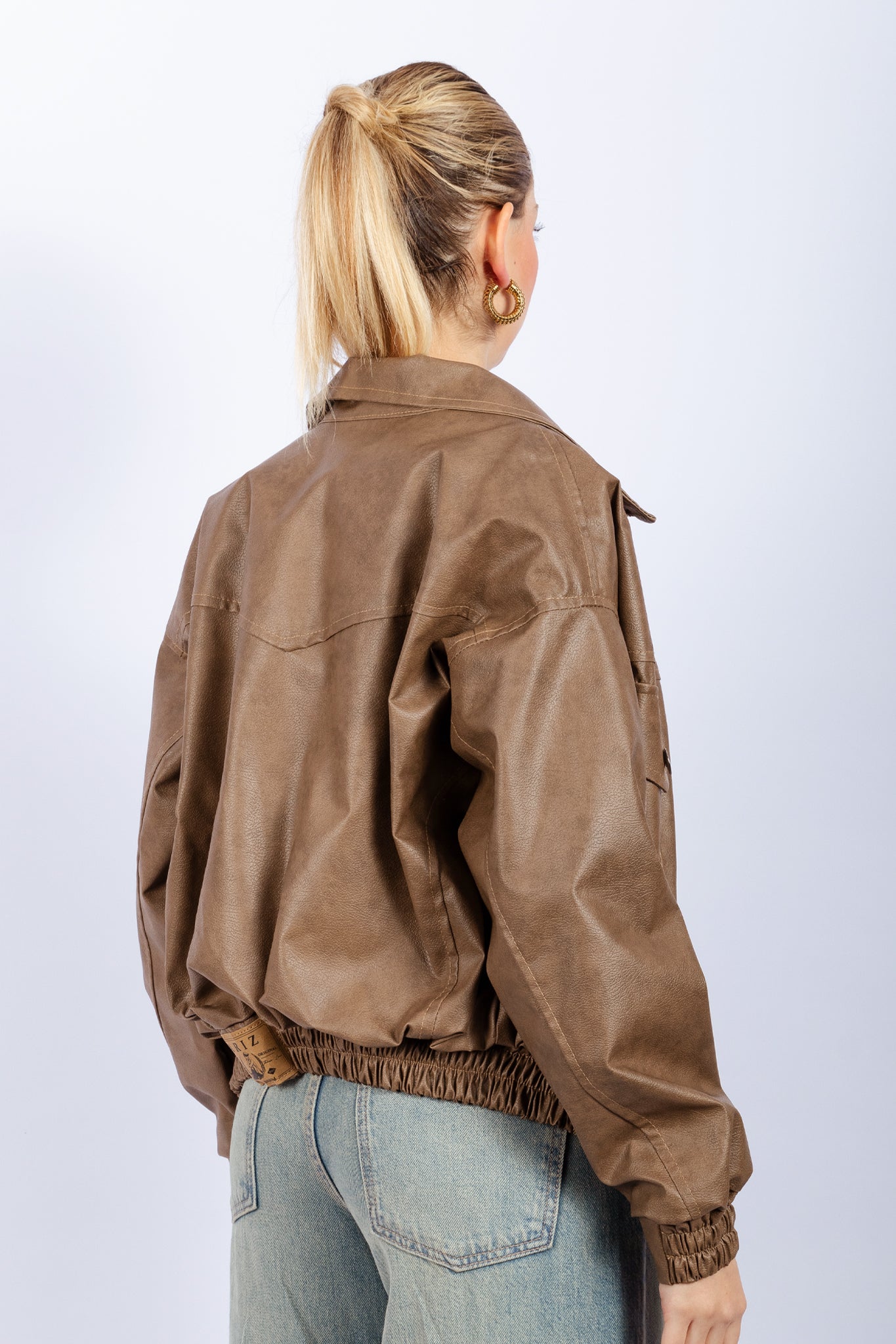 JACKET VAQUERO VINTAGE MARRON