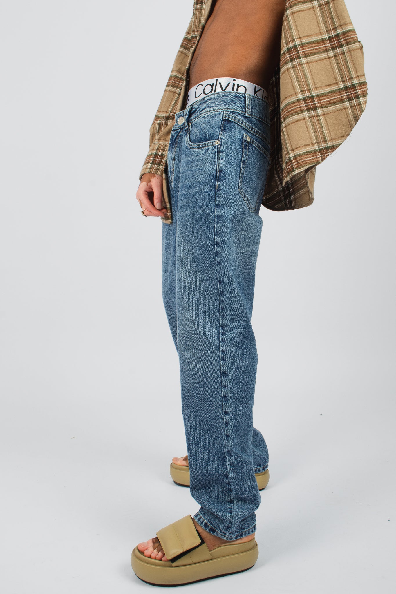 DENIM BAGGY ACERO